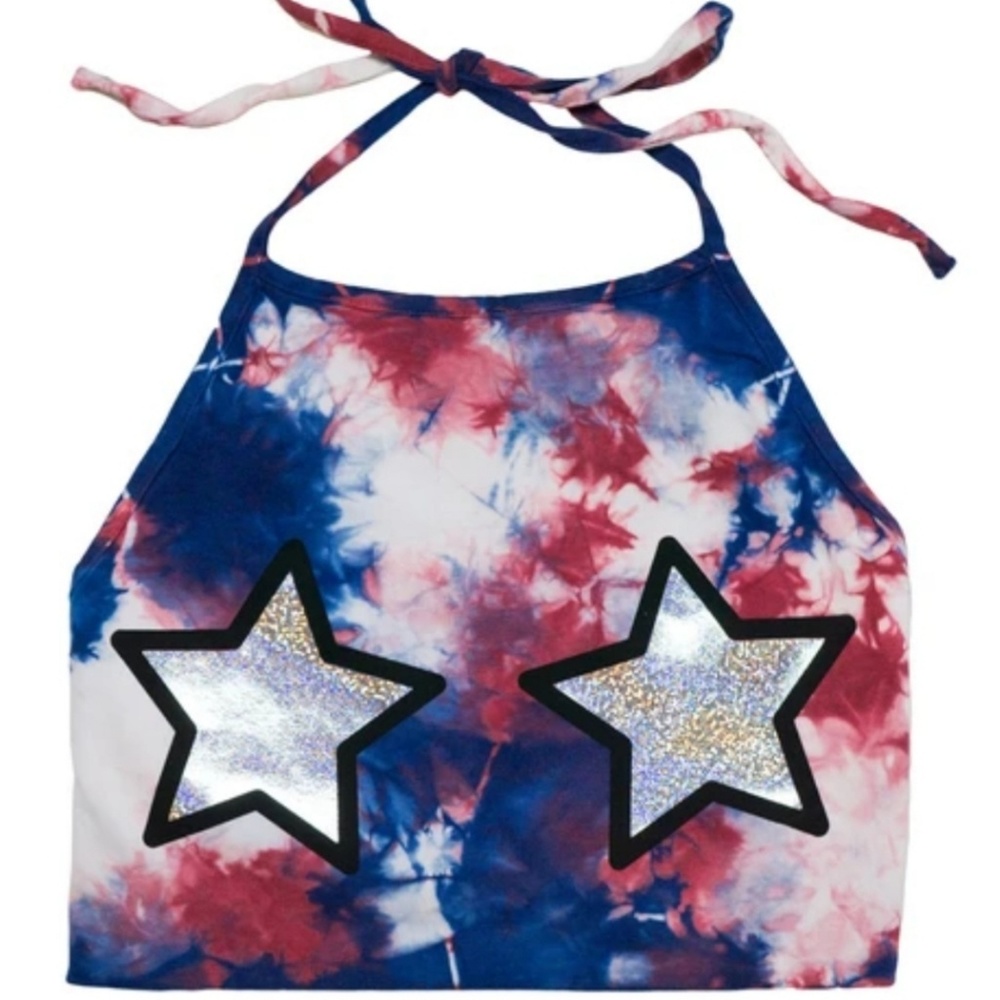 Star Boob halter top brand new